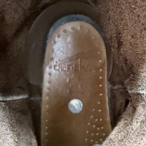 Sanita VTG Chocolate Brown Oiled Leather Mid-Calf Clog Boots Size 38 / 7-7.5 - Picture 12 of 16